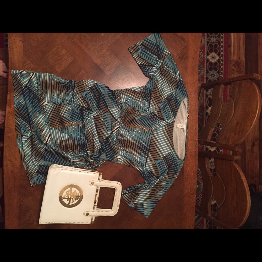 Vintage "Unmarked" Ivory Leather Handbag